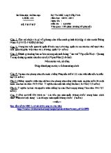 Đề thi thử học sinh giỏi cấp tỉnh môn Lịch sử Lớp 9 năm 2011 - Sở GD & ĐT Long An (Có đáp án)